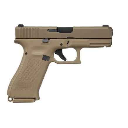 Glock 19x Gen 5 Compact Handgun 9mm Luger 17rd Magazines (3) 4" Barrel FDE Night Sights