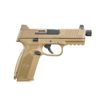 FN 509 Tactical Handgun 9mm Luger 17rd & 24rd Magazines (2) 4.5" Threaded Barrel FDE NMS