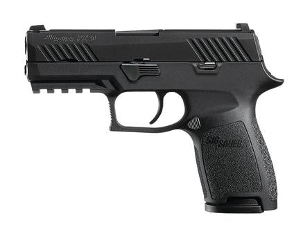 Sig P320 Compact, 45ACP, 3.9", 9rd, Black Nitron, Night Sights