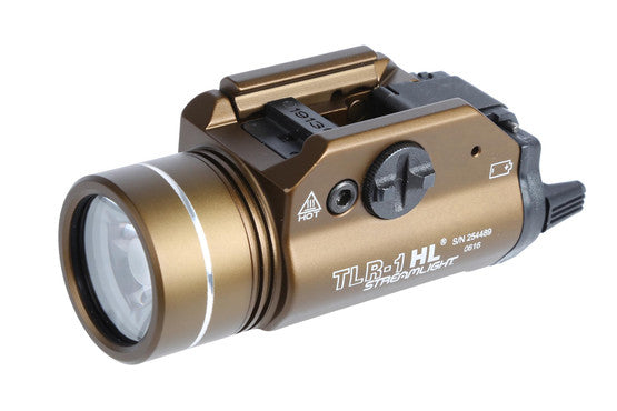 Streamlight TLR-1 HL 1000 Lumen Tactical Weapon Light - Flat Dark Earth Brown