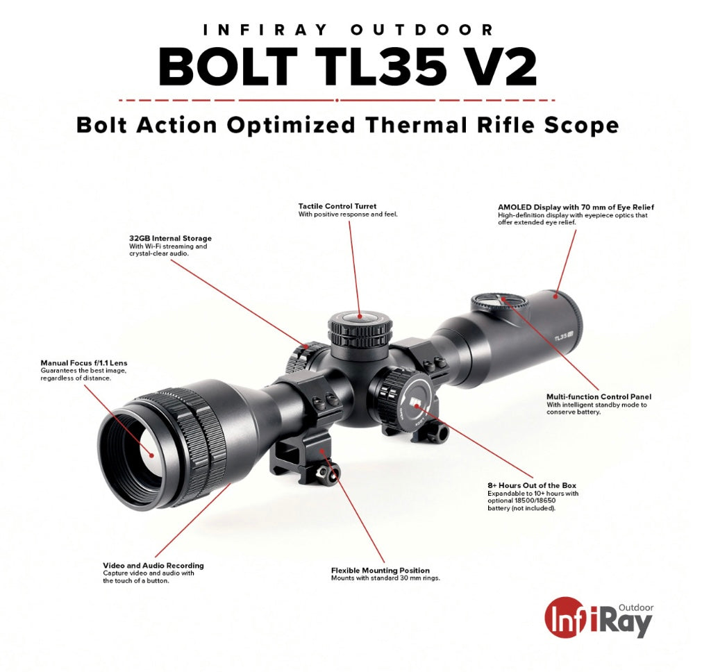 TL35V2 Bolt Thermal Weapon Sight